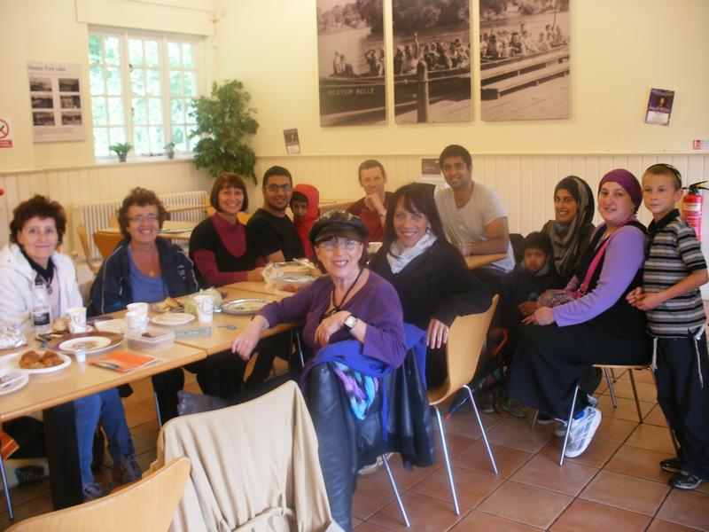 Photo of fifth interfaith picnic held indoors on 17 July 2011