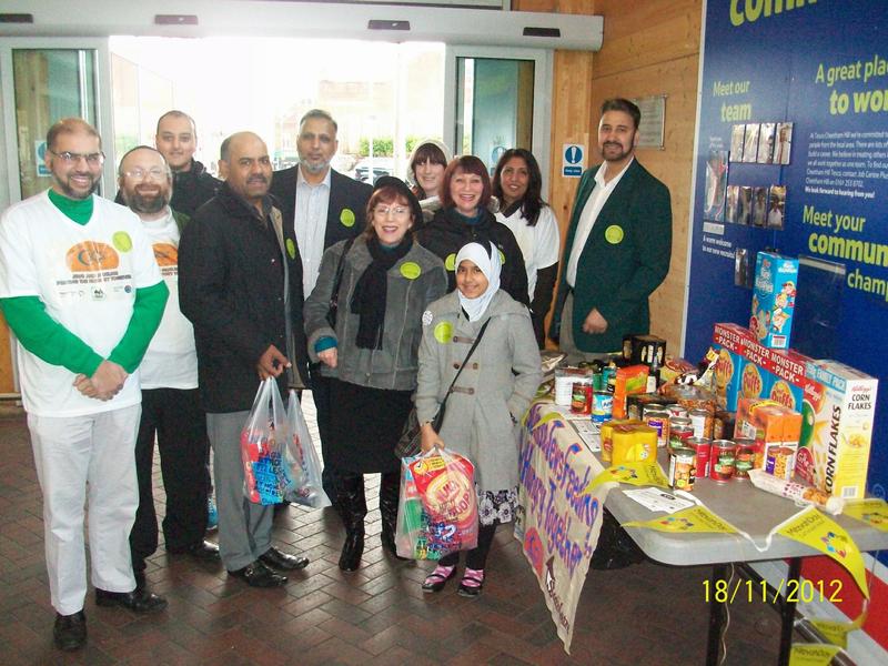 Muslim Jewish Forum food collection project image 2