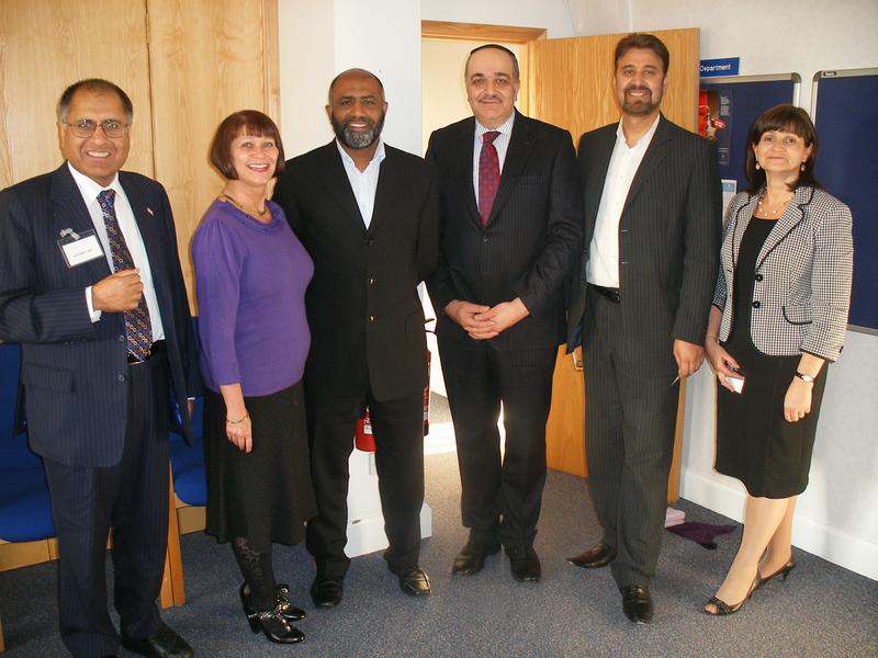 Photo of speakers and organisers at the event